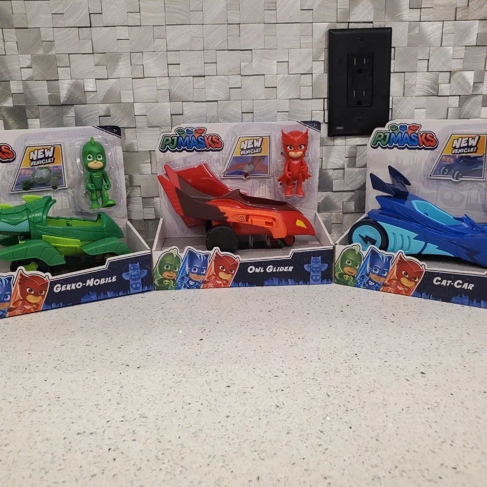 PJMASKS Bundle Owl Glider Gekko-Mobile Cat-Car - Picture 5 of 5